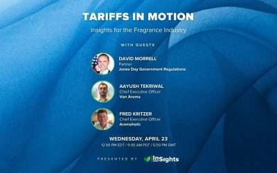 OnScent to Host Live Webinar: Tariffs in Motion – Insights for the Fragrance Industry